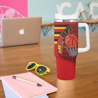 Basketball Fan Jersey Germany Tumbler With Handle Die Mannschaft 2025 - Wonder Print Shop