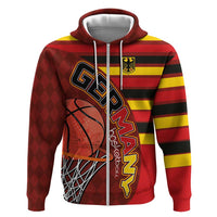 Basketball Fan Jersey Germany Zip Hoodie Die Mannschaft 2025 - Wonder Print Shop