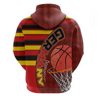 Basketball Fan Jersey Germany Zip Hoodie Die Mannschaft 2025 - Wonder Print Shop