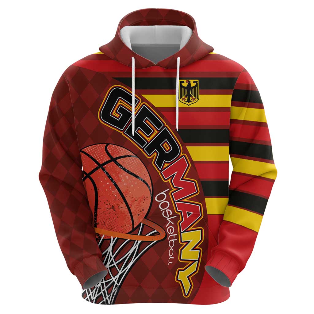 Basketball Fan Jersey Germany Zip Hoodie Die Mannschaft 2025 - Wonder Print Shop