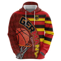 Basketball Fan Jersey Germany Zip Hoodie Die Mannschaft 2025 - Wonder Print Shop