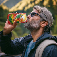 Custom Lithuania Basketball 4 in 1 Can Cooler Tumbler Champions Skeleton of The Baltic Tie Dye Style - Wonder Print Shop