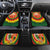 Lithuania Basketball Car Mats Champions Skeleton of The Baltic Tie Dye Style - Wonder Print Shop