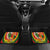 Lithuania Basketball Car Mats Champions Skeleton of The Baltic Tie Dye Style - Wonder Print Shop