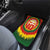 Lithuania Basketball Car Mats Champions Skeleton of The Baltic Tie Dye Style - Wonder Print Shop