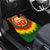 Lithuania Basketball Car Mats Champions Skeleton of The Baltic Tie Dye Style - Wonder Print Shop