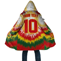 Custom Lithuania Basketball Cloak Champions Skeleton of The Baltic Tie Dye Style - Wonder Print Shop