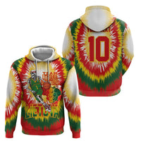 Custom Lithuania Basketball Hoodie Champions Skeleton of The Baltic Tie Dye Style - Wonder Print Shop