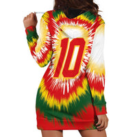 Custom Lithuania Basketball Hoodie Dress Champions Skeleton of The Baltic Tie Dye Style - Wonder Print Shop