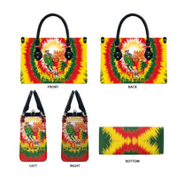 Lithuania Basketball Leather Bag Champions Skeleton of The Baltic Tie Dye Style - Wonder Print Shop
