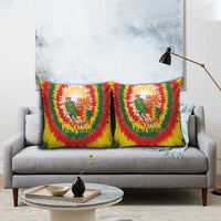 Lithuania Basketball Pillow Cover Champions Skeleton of The Baltic Tie Dye Style - Wonder Print Shop