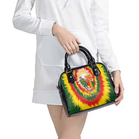 Lithuania Basketball Shoulder Handbag Champions Skeleton of The Baltic Tie Dye Style - Wonder Print Shop