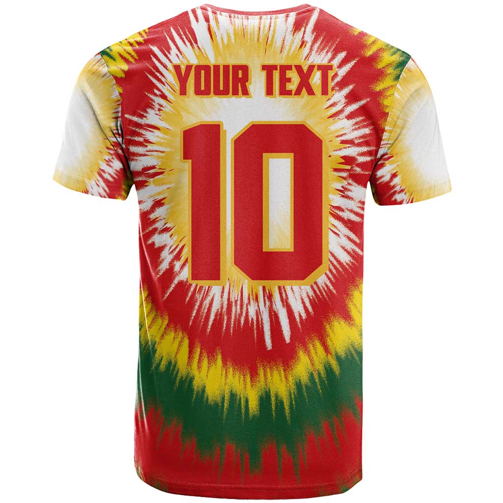 Custom Lithuania Basketball T Shirt Champions Skeleton of The Baltic Tie Dye Style - Wonder Print Shop