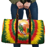 Lithuania Basketball Travel Bag Champions Skeleton of The Baltic Tie Dye Style - Wonder Print Shop