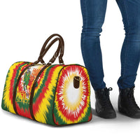 Lithuania Basketball Travel Bag Champions Skeleton of The Baltic Tie Dye Style - Wonder Print Shop