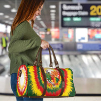 Lithuania Basketball Travel Bag Champions Skeleton of The Baltic Tie Dye Style - Wonder Print Shop
