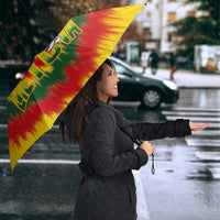 Lithuania Basketball Umbrella Champions Skeleton of The Baltic Tie Dye Style - Wonder Print Shop