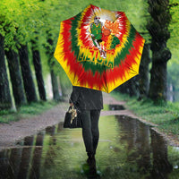 Lithuania Basketball Umbrella Champions Skeleton of The Baltic Tie Dye Style - Wonder Print Shop