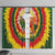 Lithuania Basketball Window Curtain Champions Skeleton of The Baltic Tie Dye Style - Wonder Print Shop