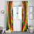 Lithuania Basketball Window Curtain Champions Skeleton of The Baltic Tie Dye Style - Wonder Print Shop