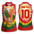 Custom Lithuania Basketball Women Sleeveless Polo Shirt Champions Skeleton of The Baltic Tie Dye Style - Wonder Print Shop