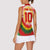Custom Lithuania Basketball Women Sleeveless Polo Shirt Champions Skeleton of The Baltic Tie Dye Style - Wonder Print Shop
