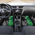 New Zealand And Ireland Rugby Custom Car Mats Maori Tiki With Shamrock