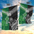 New Zealand And Ireland Rugby Custom Garden Flag Maori Tiki With Shamrock