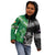 New Zealand And Ireland Rugby Custom Kid Hoodie Maori Tiki With Shamrock