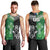 New Zealand And Ireland Rugby Custom Men Tank Top Maori Tiki With Shamrock