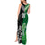 New Zealand And Ireland Rugby Custom Tank Maxi Dress Maori Tiki With Shamrock