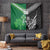 New Zealand And Ireland Rugby Custom Tapestry Maori Tiki With Shamrock