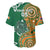 Australia And Ireland Rugby Custom Baseball Jersey Walllabies And Shamrock Together