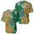 Australia And Ireland Rugby Custom Baseball Jersey Walllabies And Shamrock Together