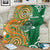 Australia And Ireland Rugby Blanket Walllabies And Shamrock Together