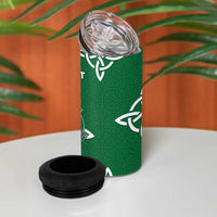 Australia And Ireland Rugby Custom 4 in 1 Can Cooler Tumbler Walllabies And Shamrock Together