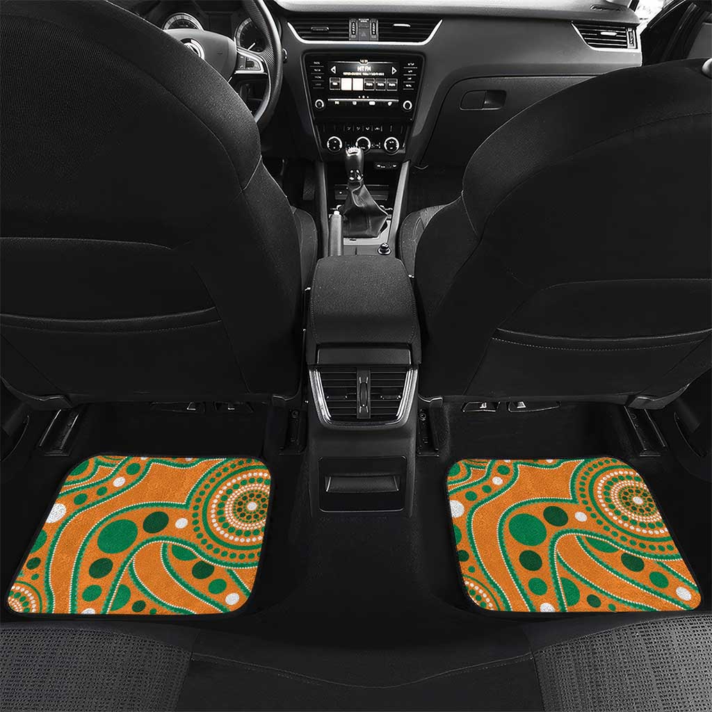 Australia And Ireland Rugby Car Mats Walllabies And Shamrock Together