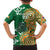 Australia And Ireland Rugby Custom Family Matching Off The Shoulder Long Sleeve Dress and Hawaiian Shirt Walllabies And Shamrock Together