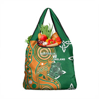 Australia And Ireland Rugby Grocery Bag Walllabies And Shamrock Together