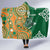 Australia And Ireland Rugby Hooded Blanket Walllabies And Shamrock Together
