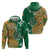 Australia And Ireland Rugby Custom Hoodie Walllabies And Shamrock Together