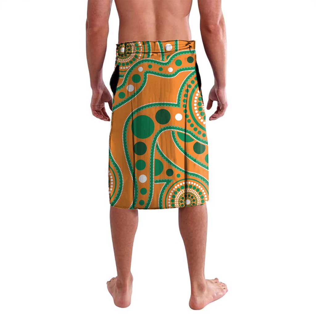 Australia And Ireland Rugby Custom Lavalava Walllabies And Shamrock Together