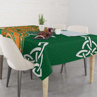 Australia And Ireland Rugby Tablecloth Walllabies And Shamrock Together