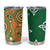 Australia And Ireland Rugby Custom Tumbler Cup Walllabies And Shamrock Together