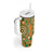Australia And Ireland Rugby Custom Tumbler With Handle Walllabies And Shamrock Together