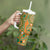 Australia And Ireland Rugby Custom Tumbler With Handle Walllabies And Shamrock Together