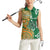 Australia And Ireland Rugby Custom Women Sleeveless Polo Shirt Walllabies And Shamrock Together