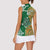 Australia And Ireland Rugby Custom Women Sleeveless Polo Shirt Walllabies And Shamrock Together
