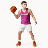 Custom Barbados 2026 Cricket Basketball Jersey Tridents Rise Pink Version