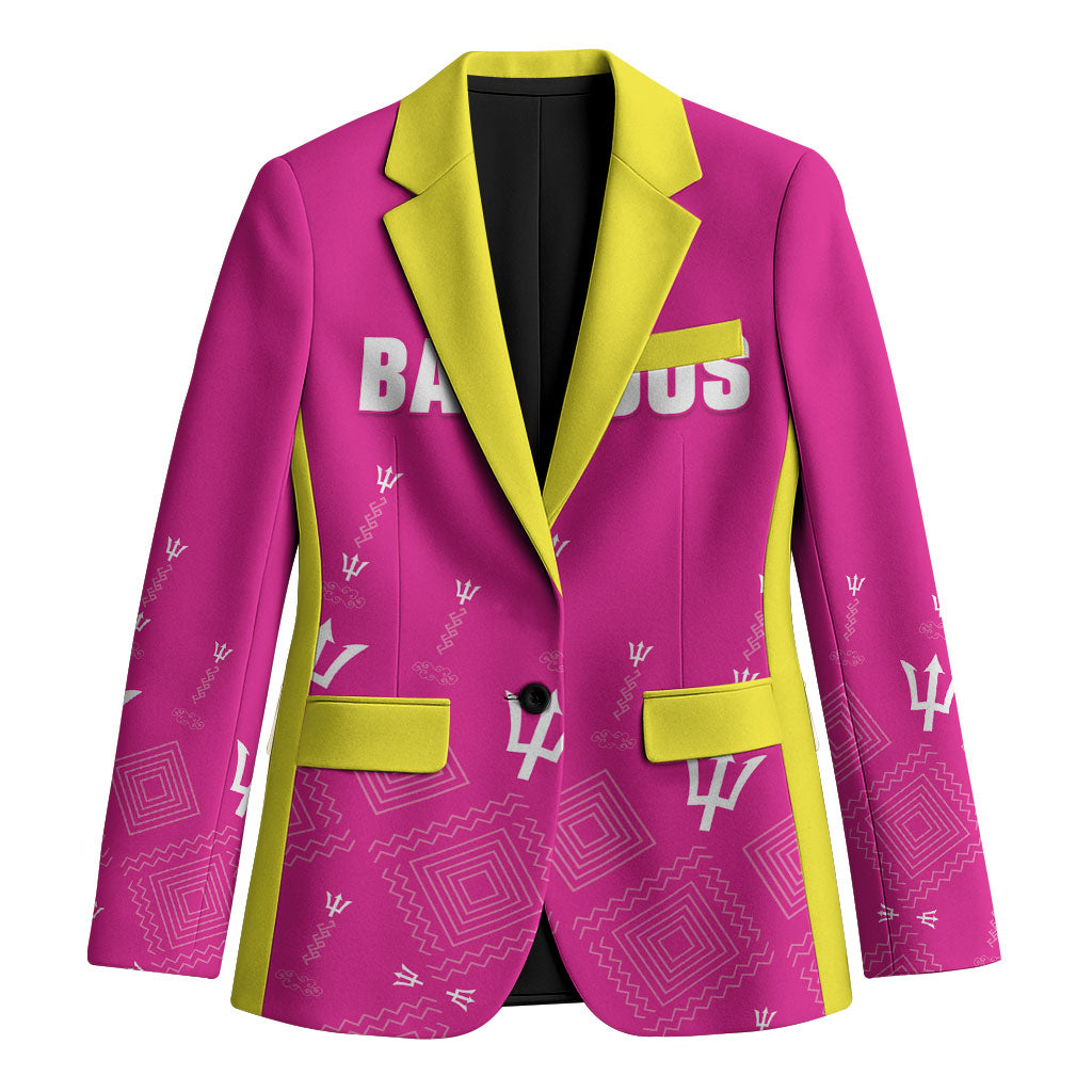 Custom Barbados 2026 Cricket Blazer Tridents Rise Pink Version